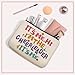 Girlly Cheerleading Gifts Makeup Bag: Cute Cosmetic Bags IT's ME, HI I'M THE CHEERLEADER IT's ME For Daughters, Sisters, Friends,Coworkers, Teen Girls & Women. Ideal Valentines Gift for Party, Travel.