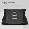 Kensington Easy Riser portable ergonomic laptop stand, for 12 inch - 17 inch devices, height adjustable with SmartFit system, for better cooling and air circulation, Black, 60112 #3