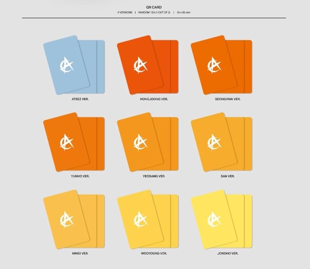 Amazon.com - GOLDEN HOUR Part 3 ATEEZ 12th Mini Album PHOTOCARD