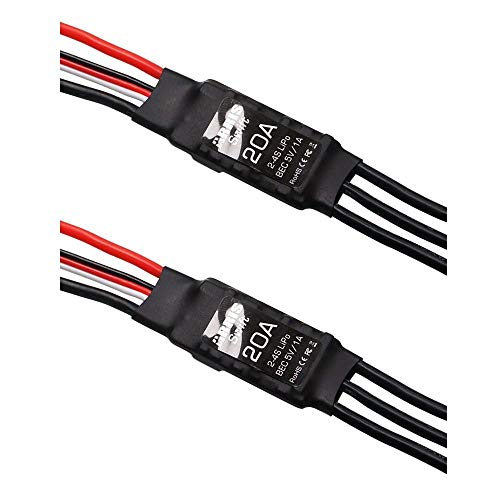ARRIS Swift Series BLHeli 20A 2-4S BEC 5V/1A Brushless ESC for RC Multi-Rotor (2PCS)