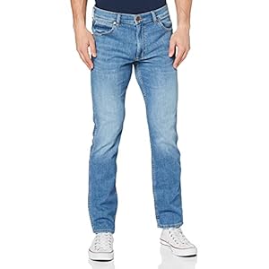Wrangler Greensboro Jeans, Light Strike, 36W x 34L Homme
