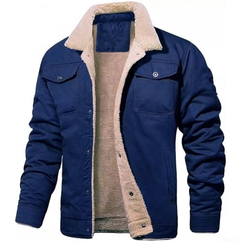 Veste cargo homme doublée polaire pour stopper le froid hivernal toute la journée