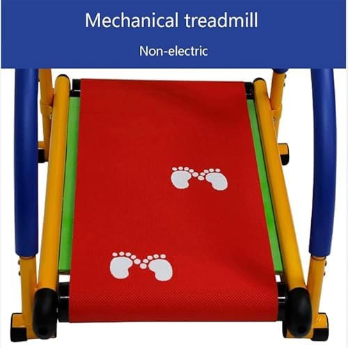 Caminadora para Niños No Motorizada con Inclinación, Monitor LED miniatura 5