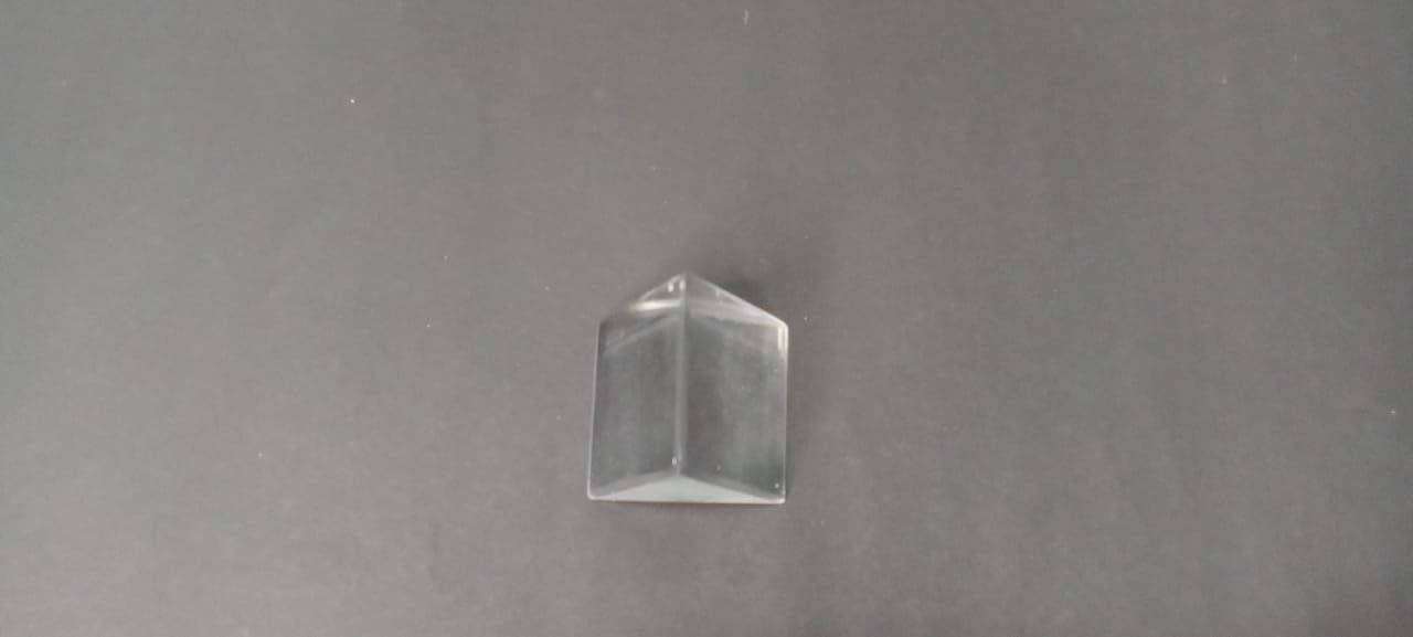 AjantaExports Glass prism,Optical prism,Prism 38x38mm,Transparent prism,Light refraction-picture-29
