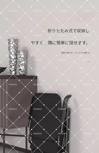 KryZaroミーティングチェア 折りたたみオフィスチェア 完成品 メッシュ背もたれ 高反発座面 人間工学設計 アームレスト付き 軽量 携帯可能 会議室 講習 事務椅子 収納便利 (オレンジ) [4]