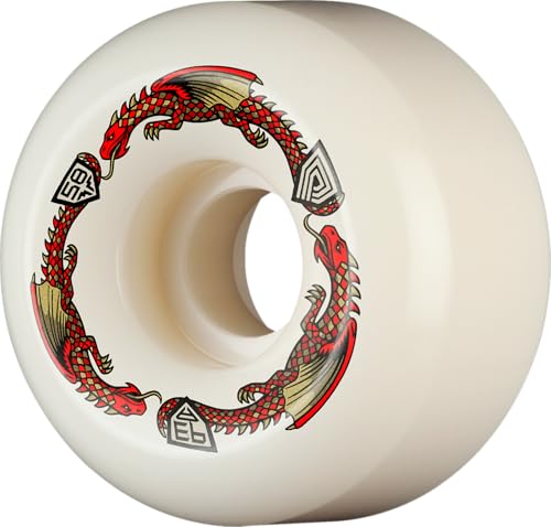 Powell Peralta Dragon Formula Skateboard Wheels 93A, Rat Bones, 58mm x 33mm