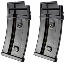 MetalTac Pistola de Airsoft KX36c Magainze de alta capacidad 470 rondas (paquete de dos)