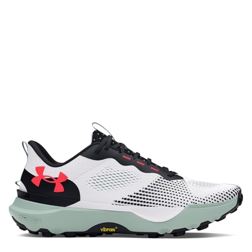 Under Armour Infinite Pro Trail : baskets blanches unisexes pour courir en forêt