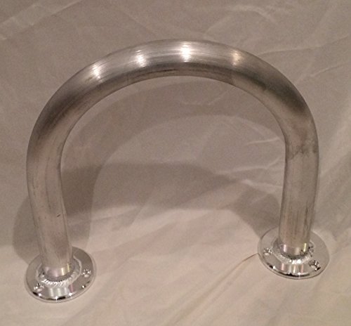 Marine Fiberglass Direct MFD-MET05 12 Inch (H) X 13 Inch (W) Aluminum Handrail - Safety Grab Bar For Marine, Docks, Decks, Boats, Pools, Hot Tubs thumb #1