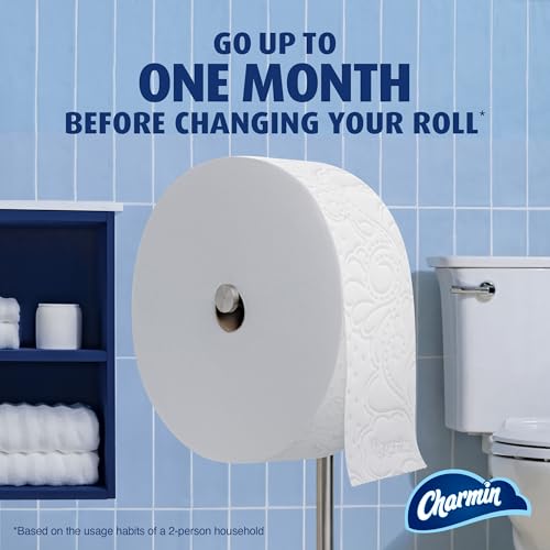 Charmin Toilet Paper Ultra Soft, Forever Roll Starter Kit, 1 Holder, 2 Rolls, 2-ply Bath T - image 2