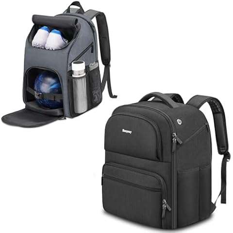 Bosynoy Single Bowling Ball Backpack & 2 Balls Bowling Backpack Bundle Cover
