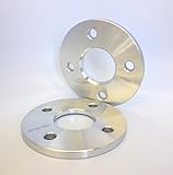 2 Pieces 0.39" 10mm Hub Centric No Hub Lip Wheel Spacers Bolt Pattern 4x100 to 4x100 Center Bore 54.