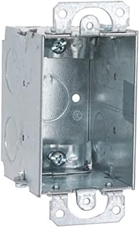 Hubbell-Raco 567 Switch Box with Plaster Ears, 2-3/4
