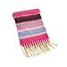 Shinycome Rainbow Fringe Scarf Cosy Fashionable Long Muffler Winter Neck Warmer for Unisex Designing Neckwear Childr