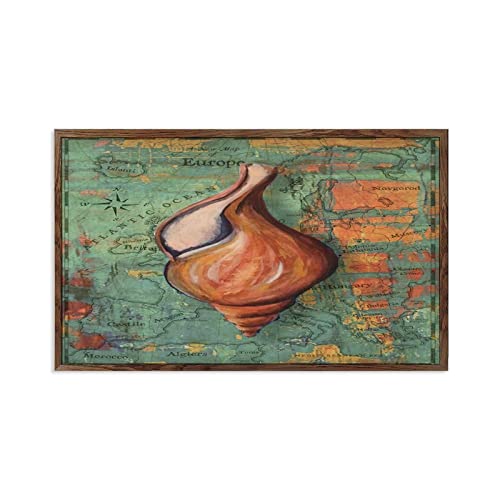 Cadeau de ferme plaque murale en bois Arine motif rétro nature