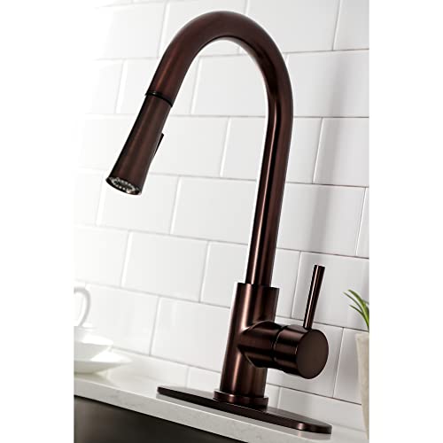 Kingston Brass LS8625DL Concord Pull-Down Sprayer Kitchen Faucet, Oil Rubbed Bronze,8.38 x 9.81 x 16.25 by Kingston Brass - Image 5