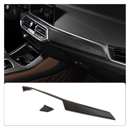 Panneau de console centrale pour BMW X5 G05 accessoires carbone véritable - 3