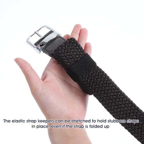 Giantree 30 Stück Elastische Gürtelhalter, Nylon Gürtel Rucksack Strap Halter Waist Tightener Clip Taktische Gürtelhalter Halter Band Gürtelschlaufe Für Befestigen von Gürteln Rucksäcken Tragetüchern