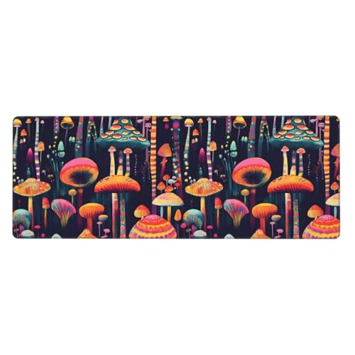Tapis de souris de jeu champignon coloré pour décorer votre bureau PC