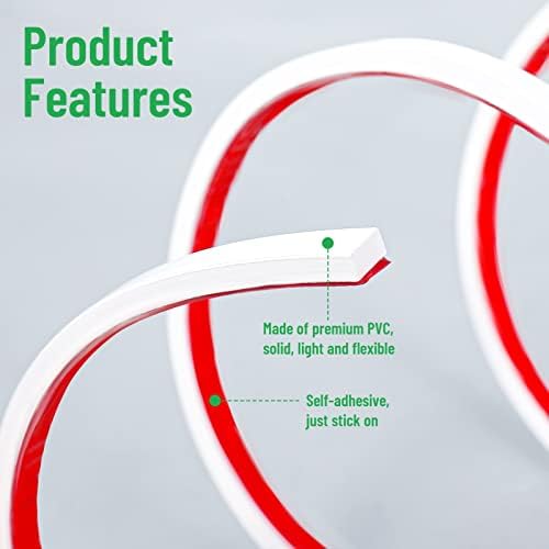 Draftor 2PCS PVC Wall Molding Trim Strips, 10 M Flexible Molding Trim Self Adhesive, Waterproof Mildew Sealant Caulk Strip for Floor, Tiles,Ceiling Molding, Wall Edge, Home Décor