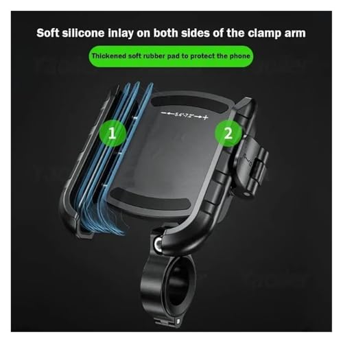 Support de téléphone pour vélo fixation guidon et support navigation - 4