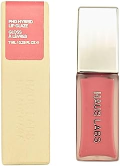 Haus Labs PhD Hybrid Lip Glaze Plumping Gloss - Macaron - Cool Pink
