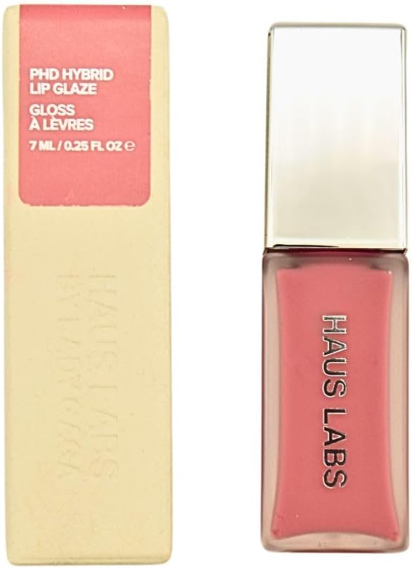 Haus Labs PhD Hybrid Lip Glaze Plumping Gloss - Macaron - Cool Pink