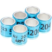 Birds Foot Rings,Leg Rings for Poultry Bird , chicken leg ring,Ring 100pcs Clip Colorful Identification Chick Band Bird Household Ankle Distinguish Rings Parrot Poultry Quail Pigeon Leg Canary Dove Ba