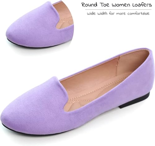 Image of SAILING LU Women Round Toe Comfortable Ballet Flats | Shoes for Women, Dressy, Slip-ons, Loafers