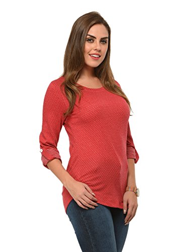 Image of Frenchtrendz Women'sCotton Poly Top(XS-4XL)
