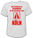 gladbach berlin zusammenfassung  Artdiktat T-Shirt Anti Gladbach T-Shirt Unisex, Größe XL, weiß