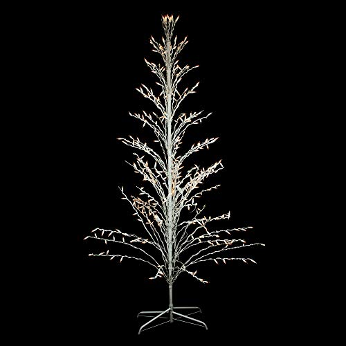 4' White Lighted Christmas Cascade Twig Tree Outdoor Decoration - Clear Lights 4' White Lighted Christmas Cascade Twig Tree Outdoor Decoration - Clear Lights