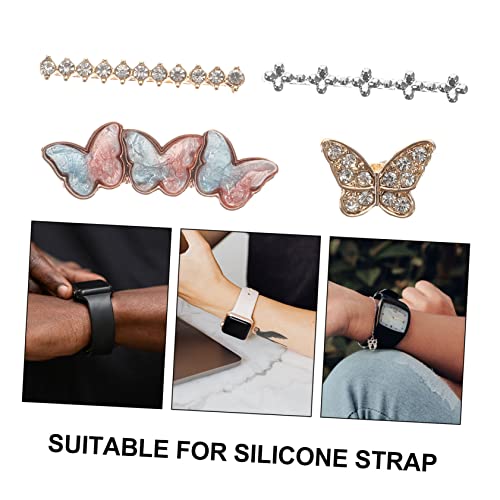 Breloques décoratives pour bracelets de montre : lot de 5 sets de 4 pièces DOITOOL - 4