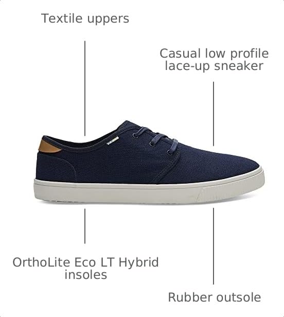 Image of TOMS Men's Carlo Lace-Up Sneakers