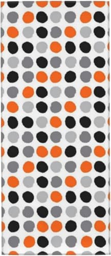 グレーオレンジブラック塗装ドット バスタオル タオル 可愛い フェイスタオル 柔らか肌触り ふんわり おしゃれ 瞬間吸水 速乾 抗菌防臭 厚手 家庭用 ホテル スポーツ 業務用 マイクロファイバー かわいい 70×30cm