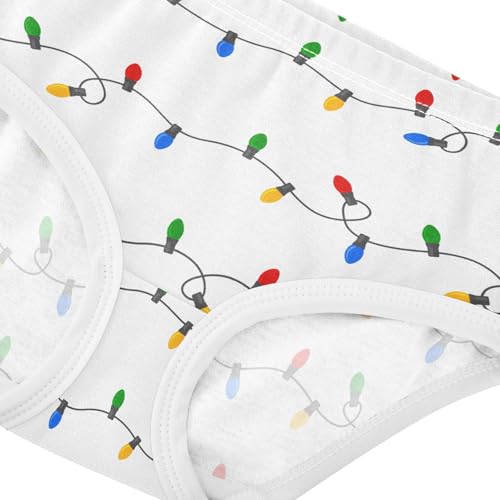 Girls' Underwear Colorful Lights Cotton Stretch Comfort Toddler Panties4