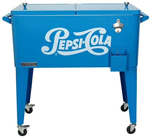 Preisvergleich Produktbild Hitzaus Permastahl ps-203-pepsi Terrasse Kühler, 80-quart