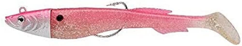 Berkley PowerBait Power Sardine, Fishing Hook, Soft Lures, Sea Fishing, Saltwater Soft Bait Minnow Paddle Tail Lure for Bass, Seabass, Pollack, Cod, Eel, Ling and Wrasse, Metallic Pink, 10g | 9cm โ image 1