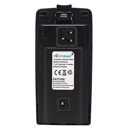 Aimtobest Rln6305 2200Mah Li-Ion Battery Compatible For Motorola Cp110 Rdm2070D Rdu2020 Rdu2080D Rdu4100 Rdu4160D Rdv2020 Rdv5100 Radio #TOP5