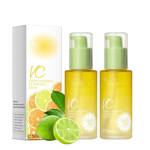 BAInuai Green Tangerine Lot de 2 sérums à la vitamine C Green Tangerine Vita C Dark Spot Sérum à la vitamine C pour le visage Hydratant et anti-oxydant