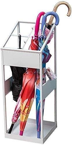 FBBSZSD Porte-Parasol Porte-Parapluie Porte-Parapluie en métal, Organisateur pour Le Bureau à Domicile pour Parapluie de Poche Long et Court (Taille : Blanc)/Blanc Cover