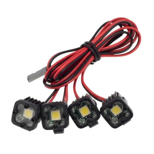 Luces Vehículo RC para Rutas Nocturnas de Montaña con Modelos Axial SCX10 y Crawler TRX6