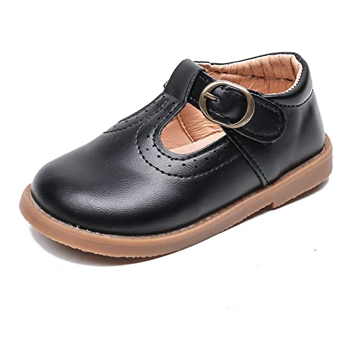 Toddler Girls Mary Jane T-Strap School Shoes Classic Dress Flats (Toddler/Little Kid)