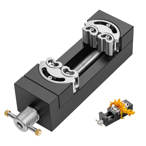 Best Magnetic Drill Press Vise: Top Picks for Secure, Precise Clamping Solutions WhiteRhino Mini Vise Clamp,Smart Fractal Vise Drill Press Vise Bench Vise,Heavy Duty Self-Adjusting Aerospace-grade Aluminum Alloy&Precision CNC Machined— Crafts,Jewelry Making, Modeling,DIY,Repairs