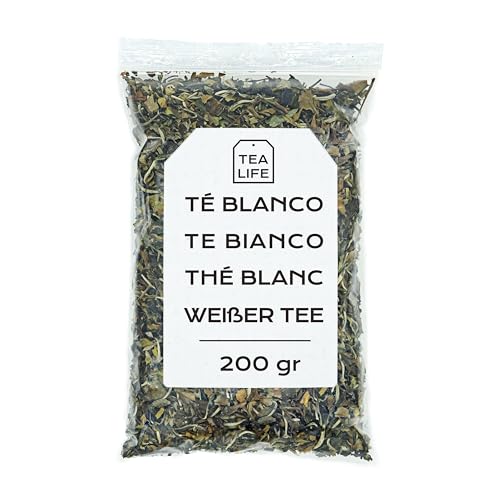 Te Blanco 200g - Infusion Te Blanco - Te Blanco a Granel - Infusion de Hierbas - Propiedades Naturales (200 gr)
