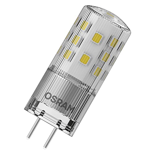 Osram Dimmbare LED PIN Lampe mit GY6.35 Sockel Warmweiss (2700K) 470 Lumen klares Glas Single-Pack