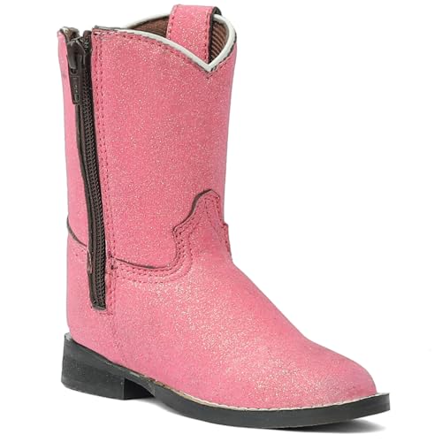 TuffRider Toddler Pink Glitter Western Boot3