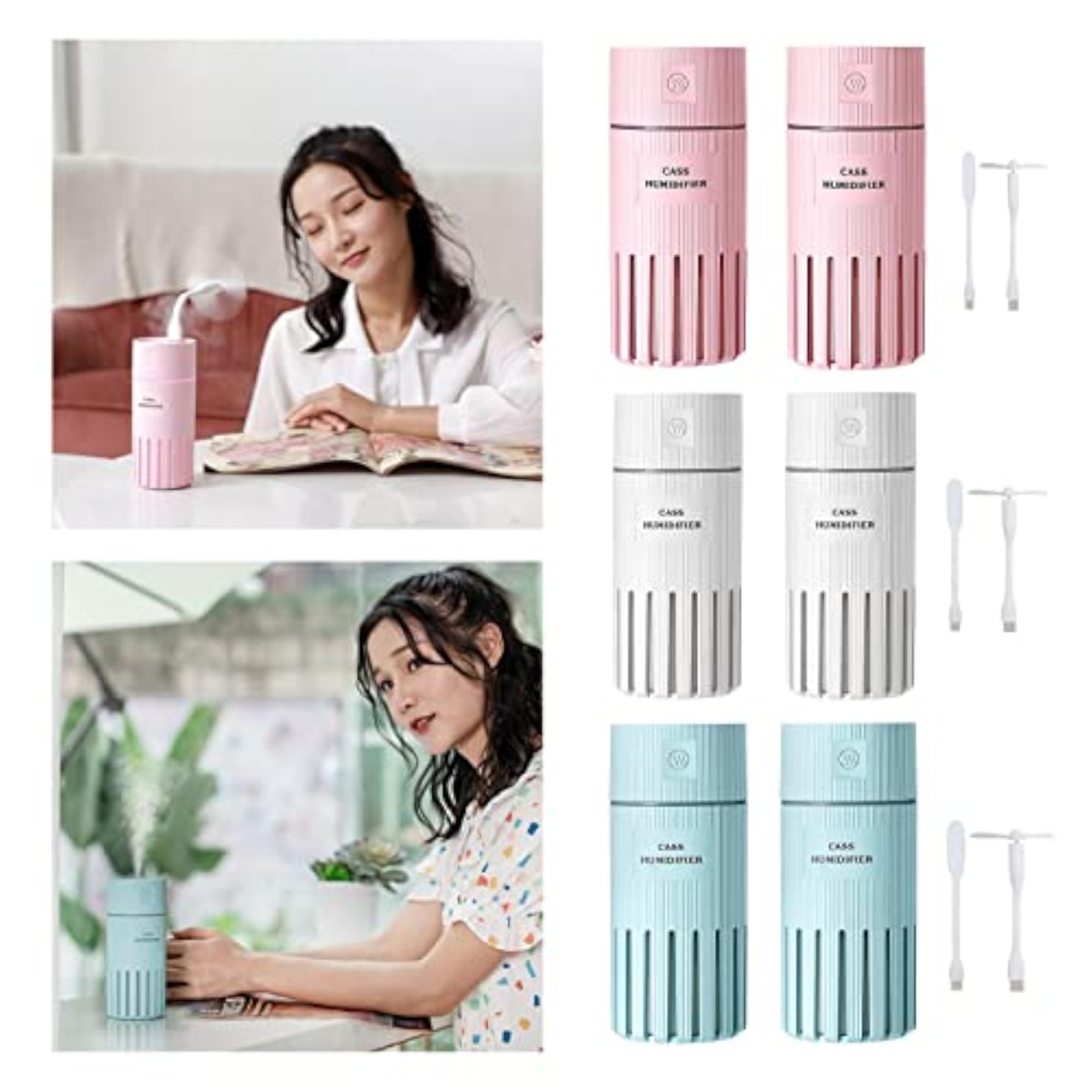 USB Powered Humidifier with Adjustable Gear, Auto Off Feature