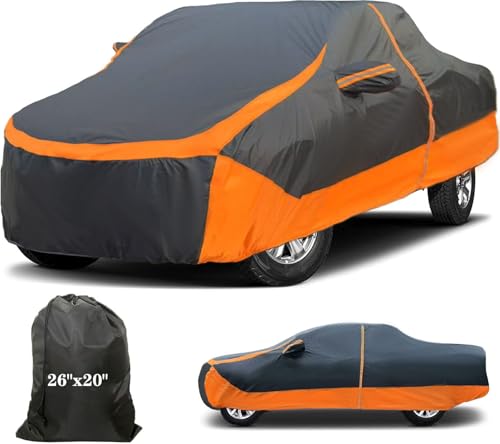 Image of Truck Cover Waterproof All Weather, Full Outdoor Pickup Rain UV Protection and Durable, Fit for Ford F150, Chevy Silverado 1500, Gmc Sierra, Toyota Tundra ect.(Fit Truck XL-Length 240 to 254 inch)