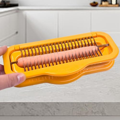 SYXLS Wurstschneidmaschine, 21 * 10 * 1.5 cm, Einfach, Schnell, Zum Schneiden Von Schinkenwürsten, Bananen, Hot Dogs, Wurstschneidmaschinen, Möbeln Und Täglichen Küchenutensilien Zu Verwenden